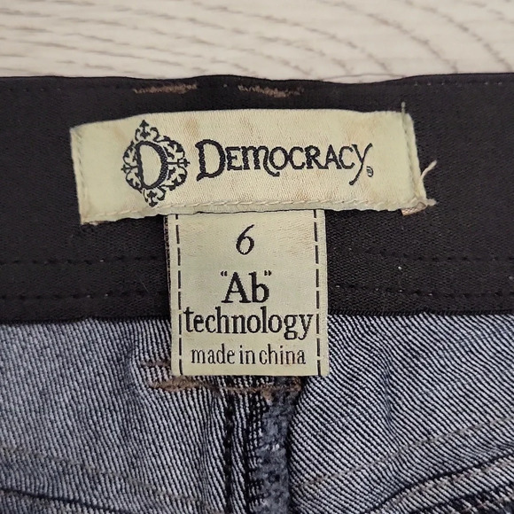 🛍Democracy Womens 6 Ab Technology Dark Wash Blue Skinny Denim Jeans‎ Casual - Picture 5 of 9